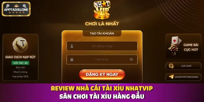 Nhatvip – Cổng Game Tài Xỉu Uy Tín Cho Dân Cá Cược
